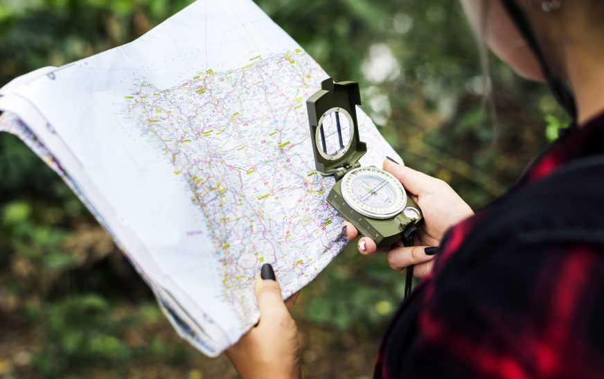 How to Use a Map and Compass for Hiking